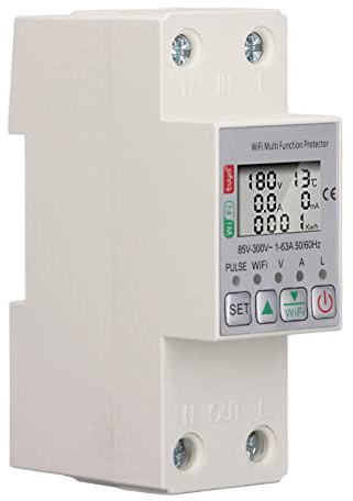 Goshyda Multifunktions-WiFi-Smart-Power-Meter-Switch mit Prepaid-Funktion – Zeitsteuerung für das Büro