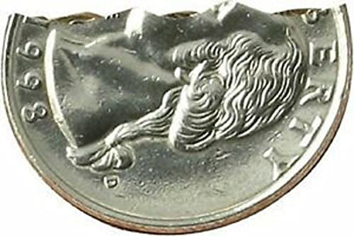 Bite Out Quarter Magic Trick - Includes Gimmicked Quarter and Instructions by Roy Kuepper