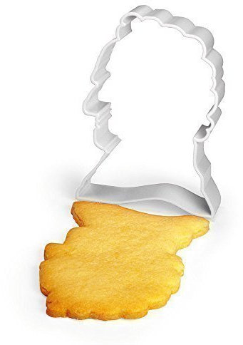 Goethe Souvenir & Ausstechform in weiß