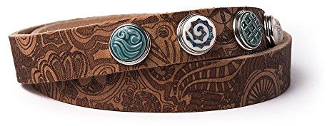 Noosa Gürtel Belt Classic Skinny natural tatu, Grösse:95 cm