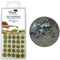 War World Scenics 2mm Nord-Europäische Selbstklebende Statische Grasbüschel x 100 - Modellbau Modellbahn Landschaftsbau Diorama Miniatur Tabletop Spiele Wargame Modelleisenbahn Geländebau