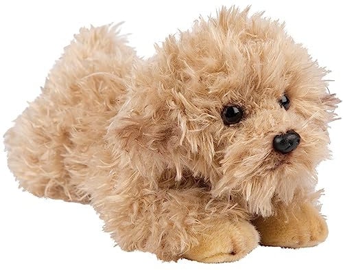 Suki Gifts 12149 Liegender Labradoodle Hund Kuscheltier, mehrfarbig