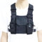 Chest Rig Verstellbare,Universal Radio Walkie Talkie Brusttasche Harness Pack,Airsoft Weste Hands Free Weste Chest Rig Bag Geschirr Taschen Rucksack Hip Hop Streetwear Herren/Damen