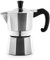 Bellemain Stovetop Espresso Maker Moka Pot (Silver, 3 Cup)