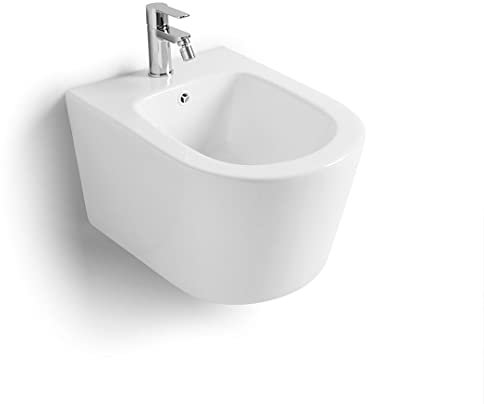 Bidet sospeso in ceramica bianca | Blues