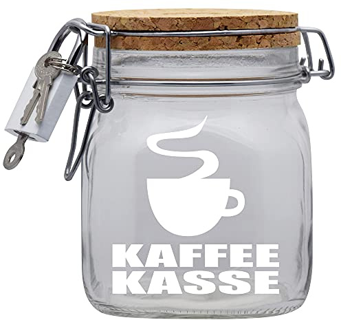 Spardose Kaffeekasse Geld Geschenk Idee Transparent M