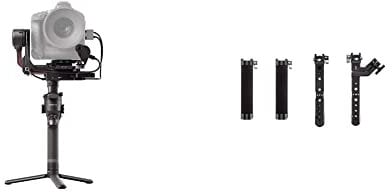 DJI RS 2 Pro Combo 3-Achsen-Stabilisator-Gimbal für spiegellose/DSLR-Kameras, Schwarz & R Variabler Doppelgriff Ermöglicht die Unterstützung von DJI RS 2/DJI RSC 2 in verschiedenen Konfigurationen