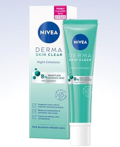 Nivea Derma Skin Clear Night Exfoliator - 40 ml