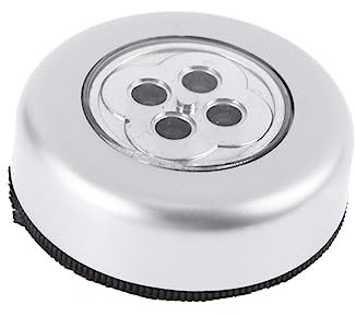 DOITOOL Touch-Lampe 4 Klebrige Lampe Klebrige Lichter Licht Klopfen Kleiderschrank Schlafzimmer