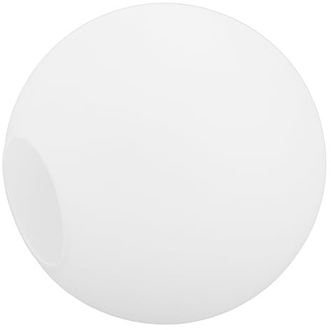 NAMOARLY Frosted Glass Ball Lampshade 18cm Milk White Globe Lamp Shade Replacement for Pendant Light Chandelier Wall Sconce Lighting Accessories