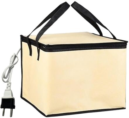 F Fityle Sauerteig-Starterwärmer, Sauerteigbällchen-Behälter-Organizer mit Griff, Bäckerei-Pizza-Gärbox für die Herstellung von Brot, 35L