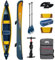 Campsup Aqua Marina kajak aufblasbar | Inflatable 3 Personen Kayak Tomahawk AIR-C 2024 + 2 x CP-1 | 478x88 cm | Technologie: Drop Stitch