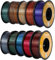 Kingroon PLA-Filament aus Seide, 1,75 mm, für den 3D-Drucker, Pla-Filament-Bundle, 3D-Druckmaterialien, Maßgenauigkeit +/- 0,03 mm, 3D-Drucker-Filament mit Spule, sauber gewickelt, 10 kg PLA-Filament