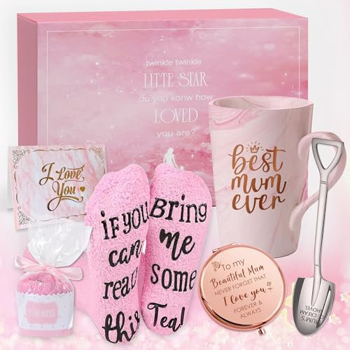 OMNIQI Mum Gifts, Birthday Mother's Day Gift for Mum, Mum‘s Christmas Gifts from Daughter Son, New Mummy Gift, Presents for Mother