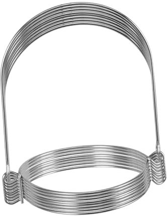 TOPBATHY 8pcs Mason Jar Hooks Wire Handles Pint Jar Handle Wire Coat Hangers Jar Carrying Handle Hanging Lid Rings Wide Mouth Black