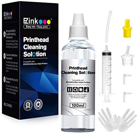 E-Z Ink Printer Cleaning Kit for Epson/HP/Canon/Brother Printers,100ML