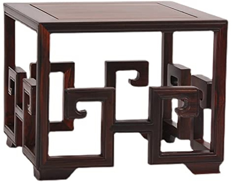 SdaryWare Espositore per Bonsai, portavasi per Piante da Interno, Base Quadrata per Bonsai, teiera, strana Pietra in Rilievo, Base in Giada, portavasi per Fiori, Due Misure
