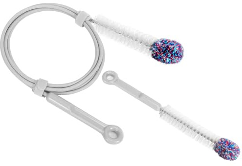 CPAP Tube Cleaning Brush Hose and Mask Cleaner Brush Set Flexible 79inch Long Tubing Brush and 9inch Handy Brushes Pipe Cleaning Tool for Most Standard CPAP Hose