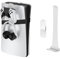 Compatible with PS5 Pro/Slim/Console Wall Mount Bracket with Storage Hook & Controller Headset Hanger for PlayStation 5 Console Accessories Organization (White)