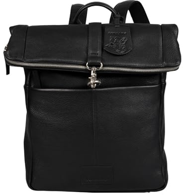 Burkely Soft Skylar Rolltop Backpack 14' Buzzy Black