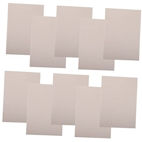 Tofficu 10pcs Cardboard Thick Scrap Craft Paper Classroom Poster Board Chip Board for Crafting Large Board for Making Items Chipboard Paperboard Light