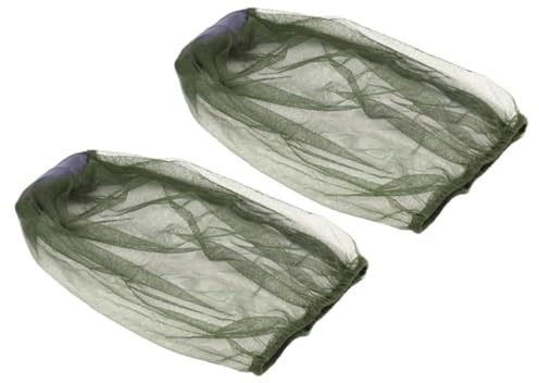 GARVALON 2 Stück Outdoor Moskitonetz Hut mit Atmungsaktivem Netz Insektenschutz für Wandern Camping Angeln Reisen Vielseitiger Kopf Gesichtsschutz für Familien
