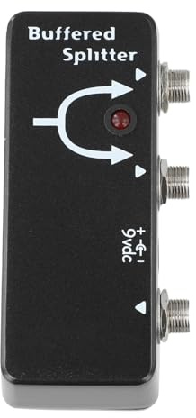 Gepuffertes Splitter-Pedal für Gitarre, verbesserte Signalübertragung für optimalen Klang