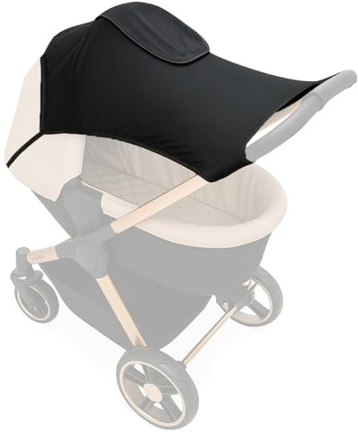 1 Carro Bebe Universal Parasol Toldo Carrito Bebe Parasol Protección UV | Silla Bebe Parasol Ajustable Libremente Parasol Carro Bebe Resistente Al Viento Al Polvo y a Los Rayos UV Fácil de Instalar