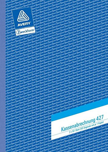 Kassenbuch A4/2x50BL ZWECKFORM 427