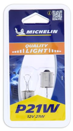 MICHELIN 2 Ampoules pour veilleuse et feu stop Poirettes P21W