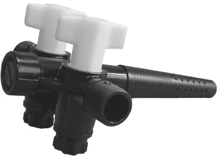 Beaumont Abbot Double BSP Tap 3/4 - Beer, Cold Drinks Tap, Leak-Free Design, Durable, Smooth Mechanism for Restaurants, Bars, Diners