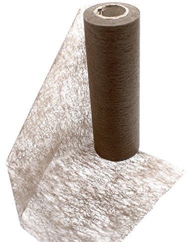 Vlies Band Dekoband Tischband Basteln Breite 23cm Länge 20 Meter Toffee