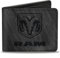 Buckle-Down mens Buckle-down Bifold Wallet Ram Reisezubehr Bi Fold Brieftasche, Schwarz, 4 EU