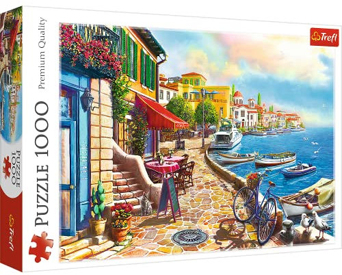 Trefl, Puzzle, Sonniger Boulevard, 1000 Teile, Premium Quality, für Erwachsene und Kinder ab 12 Jahren