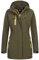 Rock Creek Damen Softshell Jacke Mantel Outdoor-Mantel Damenmantel Softshellmantel Winterjacke Wasserabweisend Kapuze Übergang D-423 Dunkelgrün M