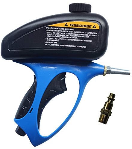 Pneumatic Sandblaster,Handheld Portable Pneumatic Abrasive Sandblasters,70-150PSI, Home Manual Power Tool, Used in Normal Sand, Black Steel, Diamond, Glass Beads, Etc.