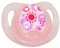 Kiefergerechter Baby Schnuller Pink | BPA-freies Silikon | Bequeme Schnuller mit weichen Noppen, brustähnlicher Schnuller für Neugeborene 6 bis 36 Monate