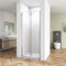 Huiyang 900mm Frameless Pivot/Bifold Shower Enclosure Door Walk in 6mm Glass Screen Panel