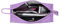 BUBM Reise-Aufbewahrungstasche, kompatibel mit Dyson Airwrap Styler, Shark Flexstyle Air Styling & Drying System, tragbare Tragetasche Organizer für Airwrap Styler und Befestigungen, Lila