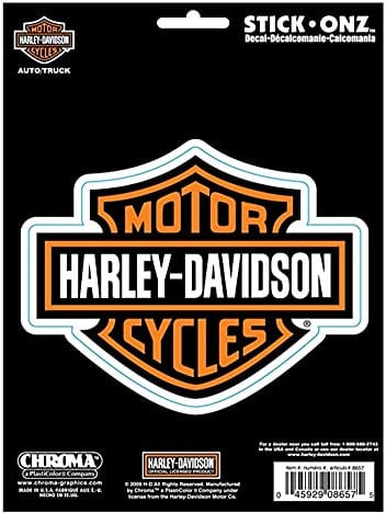 Harley-Davidson Motorrad Sticker Bar & Shield Aufkleber Wasserfest Decal für Motorrad-Helm, Auto, Laptop und viele mehr