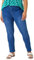 Roman Originals Jeggings for Women UK Jean Ladies Stretchy Trousers Denim Leggings High Waist Rise Pull On Skinny Straight Leg Cotton Pants Smart Casual - Plus Blue (31 inch) - Size 22