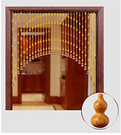 NMDCDH Door Beads Curtains, French Windows Arched Decoration Curtain, Vintage Hanging Strings for Closet, Bookcase, Custom Size (Size : 60strands-240X120cm)