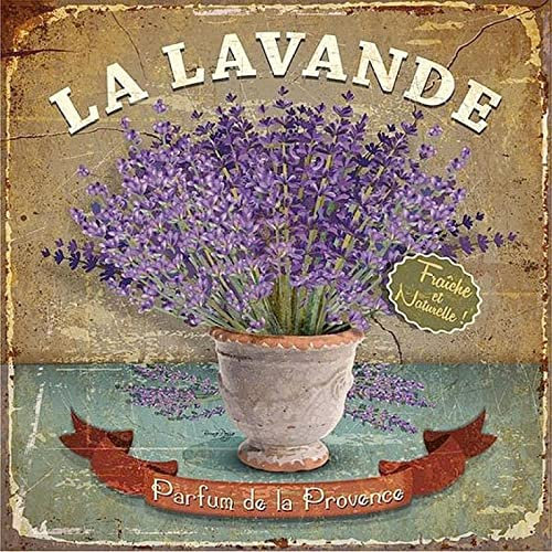 La Lavande Metal Sign Vintage Bar Home Kitchen Garden Farmhouse Wall Decor Gift