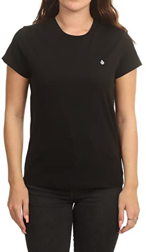 VOLCOM Damen Stone Blanks Tee Tshirt, schwarz, M