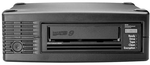 HPE StoreEver LTO-9 Ultrium 45000 External Tape Drive - 18 TB Native/45 TB Compressed - 12Gb/s SAS - 5.25 Width - 1/2H Height - 300 MB/s Native - Linear Serpentine - Encryption
