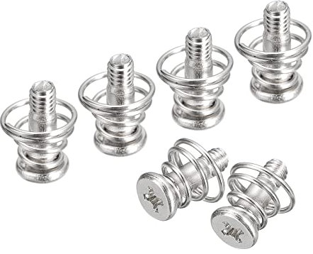 sourcing map Spring Screws, 20pcs M2.5x9mm 7mm Spring OD GPU Graphics Card Back Plate Heatsink Screws Computer Fan Fixed Screws