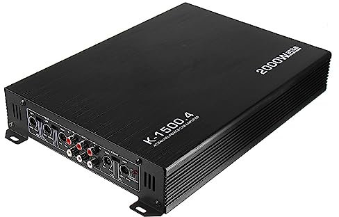 Shkalacar Amplificatore Audio per Auto a 4 canali Amplificatore ad Alta Potenza da 2000 W. Amplificatore di Potenza Stereo a Quattro Vie da 12 V Classe A/B
