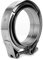 BOROCO 2.75 Inch Turbo Exhaust Down Pipe Stainless Steel V Band Clamp 2pcs Flange Kit