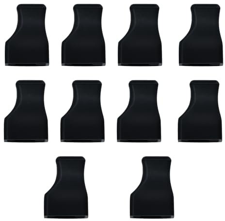10pcs Coffee Syrup Pump Tip Covers, Black Rubber Syrup Caps Portable Practical Pourer Cap for Syrup Pump Pour Dispenser Oil Liquor Bottle Clean Preserved