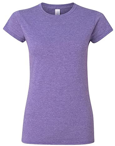 Gildan Womens/Ladies Softstyle Midweight T-Shirt (M) (Violet)